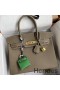 Hermes Birkin 30 Retourne Handmade Bag In Taupe Epsom Calfskin