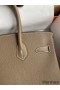 Hermes Birkin 30 Retourne Handmade Bag In Taupe Epsom Calfskin