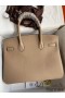 Hermes Birkin 30 Retourne Handmade Bag In Trench Clemence Leather