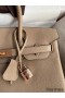 Hermes Birkin 30 Retourne Handmade Bag In Trench Clemence Leather