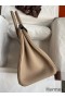 Hermes Birkin 30 Retourne Handmade Bag In Trench Clemence Leather