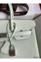 Hermes Birkin 30 Retourne Handmade Bag In Vert Fizz Epsom Calfskin