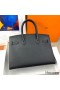 Hermes Birkin 30 Sellier Handmade Bag In Black Epsom Calfskin