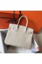Hermes Birkin 30cm Bag In Beton Clemence Leather GHW
