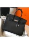 Hermes Birkin 30cm Bag In Black Clemence Leather PHW