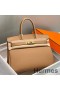 Hermes Birkin 30cm Bag In Chai Clemence Leather GHW