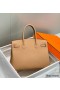 Hermes Birkin 30cm Bag In Chai Clemence Leather GHW