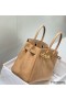Hermes Birkin 30cm Bag In Chai Clemence Leather GHW