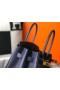 Hermes Birkin 30cm Bag In Dark Blue Clemence Leather GHW