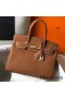 Hermes Birkin 30cm Bag In Gold Clemence Leather GHW