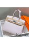 Hermes Birkin 30cm Bag In Mauve Pale Clemence Leather PHW