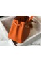 Hermes Birkin 30cm Bag In Orange Clemence Leather GHW