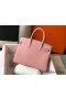 Hermes Birkin 30cm Bag In Pink Clemence Leather GHW