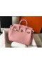 Hermes Birkin 30cm Bag In Pink Clemence Leather GHW