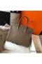 Hermes Birkin 30cm Bag In Taupe Clemence Leather GHW