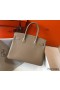 Hermes Birkin 30cm Bag In Tourterelle Clemence Leather GHW