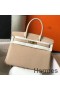 Hermes Birkin 30cm Bag In Trench Clemence Leather GHW