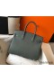 Hermes Birkin 30cm Bag In Vert Amande Clemence Leather GHW