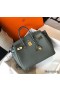 Hermes Birkin 30cm Bag In Vert Amande Clemence Leather GHW