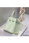 Hermes Birkin 30cm Bag In Vert Fizz Clemence Leather PHW