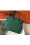 Hermes Birkin 30cm Bag In Vert Vertigo Clemence Leather GHW