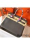 Hermes Birkin 35 Handmade Bag In Ardoise Clemence Leather