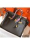 Hermes Birkin 35 Handmade Bag In Ardoise Clemence Leather