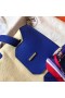 Hermes Birkin 35 Handmade Bag In Blue Electric Clemence Leather
