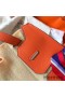 Hermes Birkin 35 Handmade Bag In Orange Clemence Leather