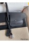 Hermes Birkin 35 Handmade Bag In Toile & Black Swift Leather