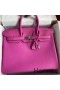 Hermes Birkin 35 Retourne Handmade Bag in Rose Magnolia Epsom Calfskin