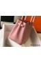 Hermes Birkin 35cm Bag In Pink Clemence Leather GHW