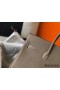 Hermes Birkin 35cm Bag In Taupe Grey Clemence Leather GHW