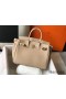 Hermes Birkin 35cm Bag In Trench Clemence Leather GHW