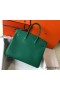 Hermes Birkin 35cm Bag In Vert Vertigo Clemence Leather GHW