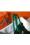 Hermes Birkin 35cm Bag In Vert Vertigo Clemence Leather GHW