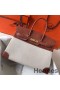 Hermes Birkin 35cm Canvas Bag With Barenia Leather GHW