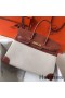 Hermes Birkin 35cm Canvas Bag With Barenia Leather GHW