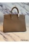 Hermes Birkin 40 Handmade Bag In Taupe Clemence Leather