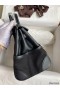 Hermes Birkin Cargo 25 Bag in Black Toile and Swift Leather