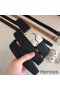 Hermes Black A Cheval Belt Buckle 32 MM Reversible Leather