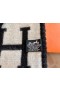 Hermes Black Avalon III Throw Blanket