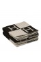Hermes Black Avalon Throw Blanket