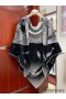 Hermes Black Clair de Lune Shawl 140