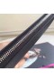 Hermes Black Clemence Azap Zipped Wallet