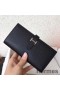 Hermes Black Epsom Bearn Gusset Wallet