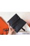 Hermes Black Epsom Bearn Gusset Wallet