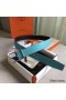 Hermes Bleu Obscur Saddle 38MM Reversible Belt