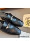 Hermes Blossom Mules 60mm In Black Goatskin