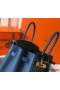 Hermes Blue Agate Clemence Birkin 30cm Bag